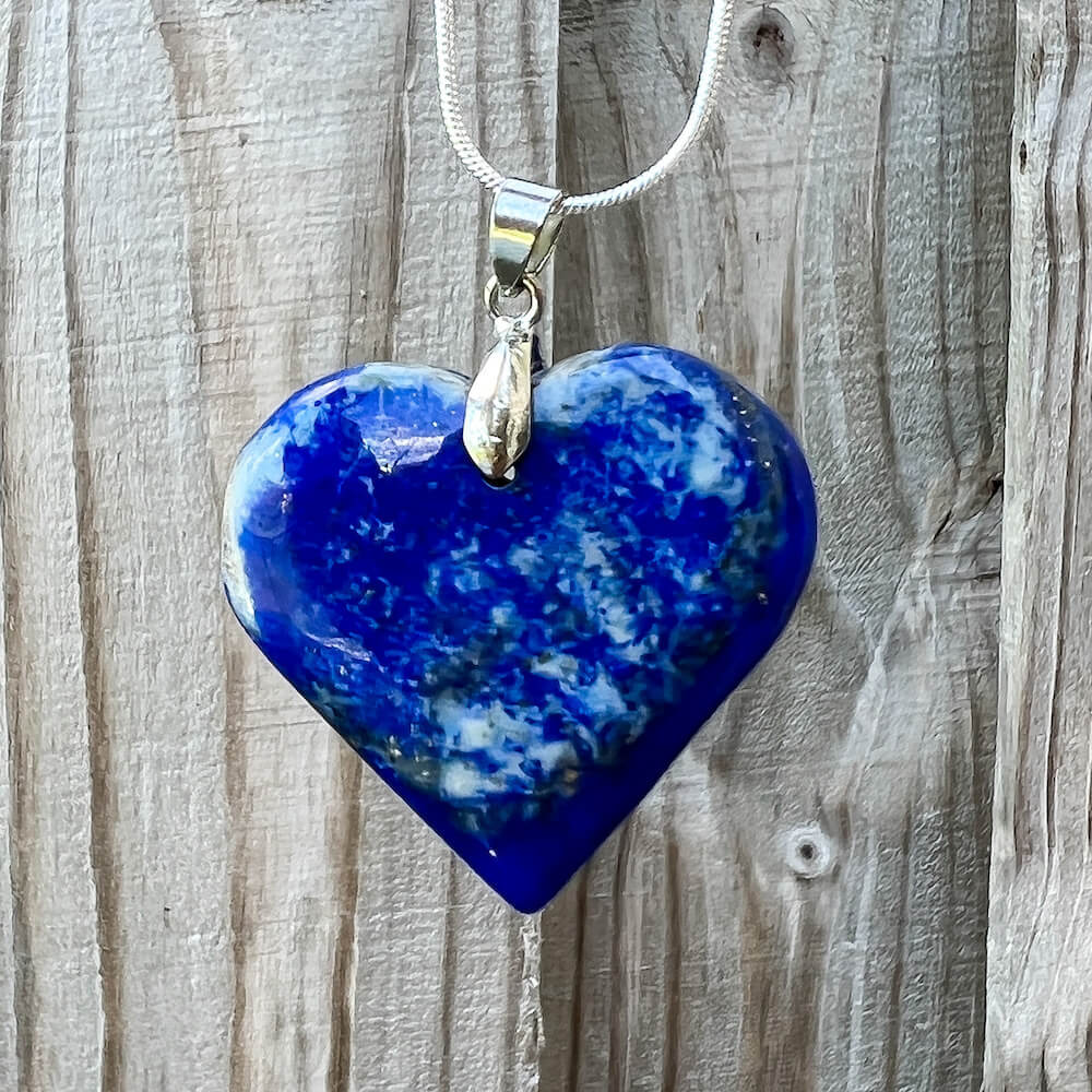 Check out our Lapis Lazuli Heart Necklace - Lapis Lazuli Jewelry from Afghanistan for the very best in unique, handmade pieces from Magic Crystals. Lapis Lazuli heart necklace, Throat & Third Eye Chakra healing Lapis Lazuli pendant, Healing Crystal Lapis Lazuli Jewelry, Natural stones necklace, Crystal Necklace. 