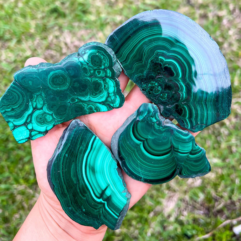 Buy Malachite Stone Slab - Free Form Malachite Gemstone. Magic Crystals carries Malachite for Natural Home Decoration. Perfect Crystal Gifts For Friends. Malachite known as a Heart Chakra Healing Crystal. Malachite Bulk Crystals. Malachite aesthetic, malachite jewelry, malachite crystal, malachite stone. FREE SHIPPING.