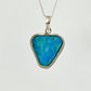 Kingman Blue Turquoise Sterling Silver Necklace