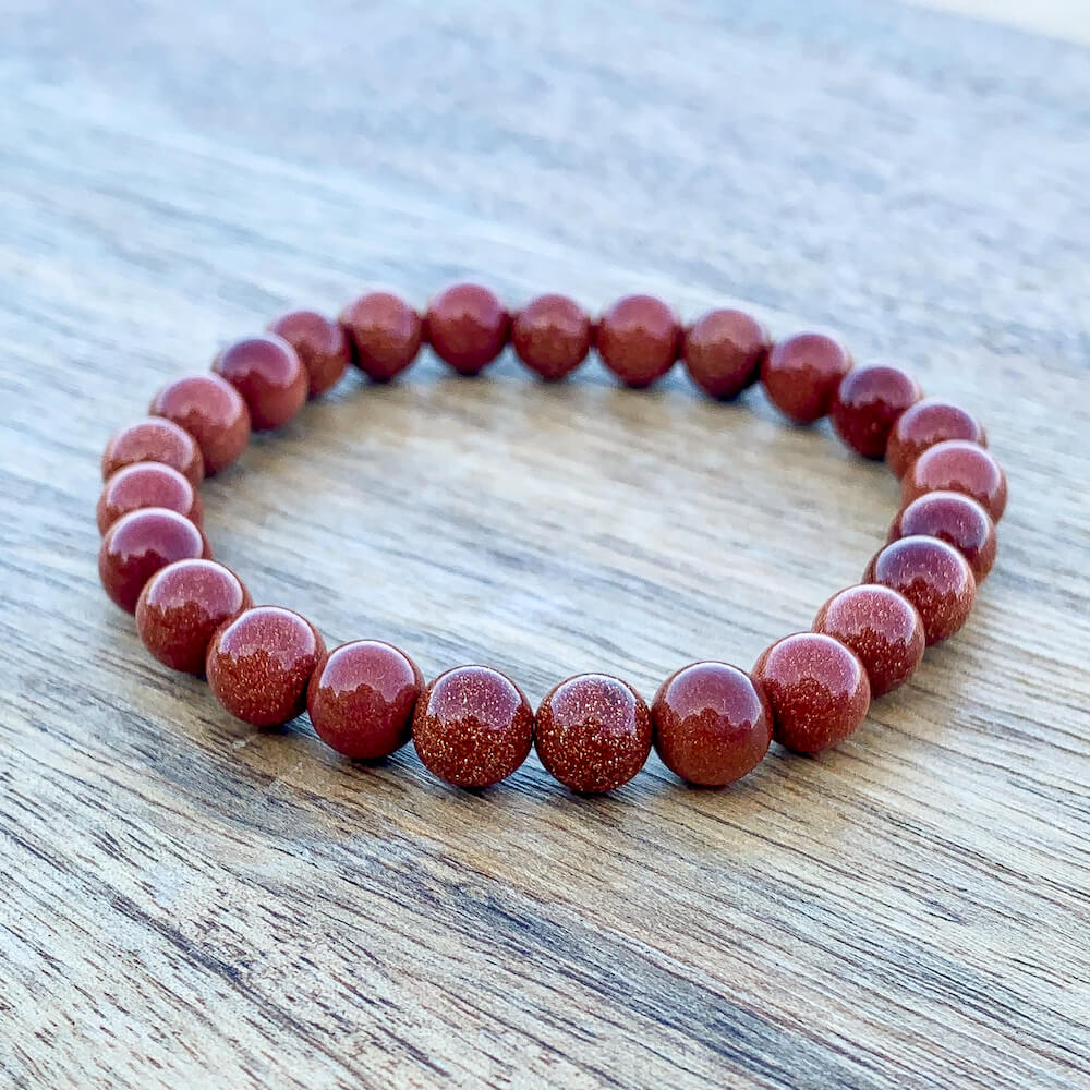 Looking for Goldstone Elastic Bead Bracelet - Goldstone Jewelry? Shop at Magic Crystals for goldstone necklaces, goldstone earrings, and more. Goldstone is said to help attain one's goals. Goldstone is also said to help one stay calm and stabilize the emotions. FREE SHIPPING available.