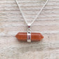 Looking for Unique Goldstone jewelry? Find Goldstone Necklace - Goldstone Crystal Pendant - Horizontal Hexagonal Crystal Necklace - Goldstone Pendant - Healing Stone when you shop at Magic Crystals. Natural Goldstone Crystal Healing Pendant Necklace. Mens Goldstone pendant necklace.