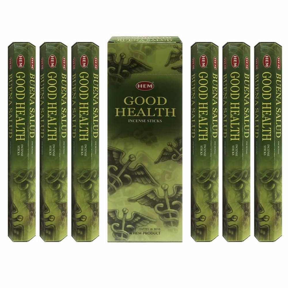 Shop for HEM Good Health Incense Sticks Home Fragrance - Buena Salud Incienso at Magic Crystals. HEM is world famous for its traditional incense made from select woods, resins, florals and fine essential oils all blended skillfully with expert care and love. Their most widely known Precious line of incense.