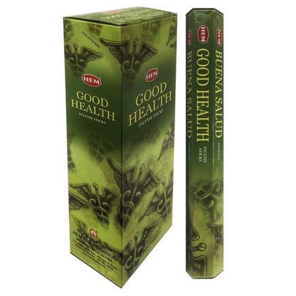 Shop for HEM Good Health Incense Sticks Home Fragrance - Buena Salud Incienso at Magic Crystals. HEM is world famous for its traditional incense made from select woods, resins, florals and fine essential oils all blended skillfully with expert care and love. Their most widely known Precious line of incense.
