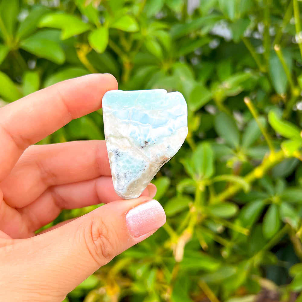 Grade A - Larimar from Dominican Republic - Double Polished