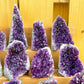 Shop at Magic Crystals for Grade A Amethyst Cut Base Geode - Cathedral Amethyst. High Quality, deep purple world’s Highest Quality Amethyst Geode, Crystals and Stones, Healing stones. Top Rated Mineral Dealer. Authenticity Certificates. Deep & Rich Hues. Amethyst from Brazil and Uruguay available.