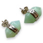 Natural Double Terminated Stud Gemstone Earrings