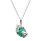 Green-Aventurine Sphere Dragon Pendant Necklace - Dragon Necklace - Magic Crystals
