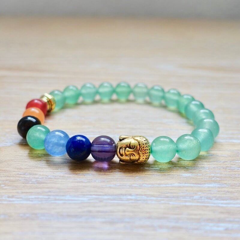Shop for our Money and Wealth Bracelet, mixed with 7 Chakra Buddha Bracelet beads to align your mind and spirit with the energy of abundance. Money Bracelet, Good Luck Bracelet, Prosperity Wealth Abundance Bracelet, Aventurine, Amethyst, Lapis Lazuli, 8MM Beaded Bracelet, Gift for her. Wealth Bracelet for Prosperity.  Green-Aventurine-Bracelet