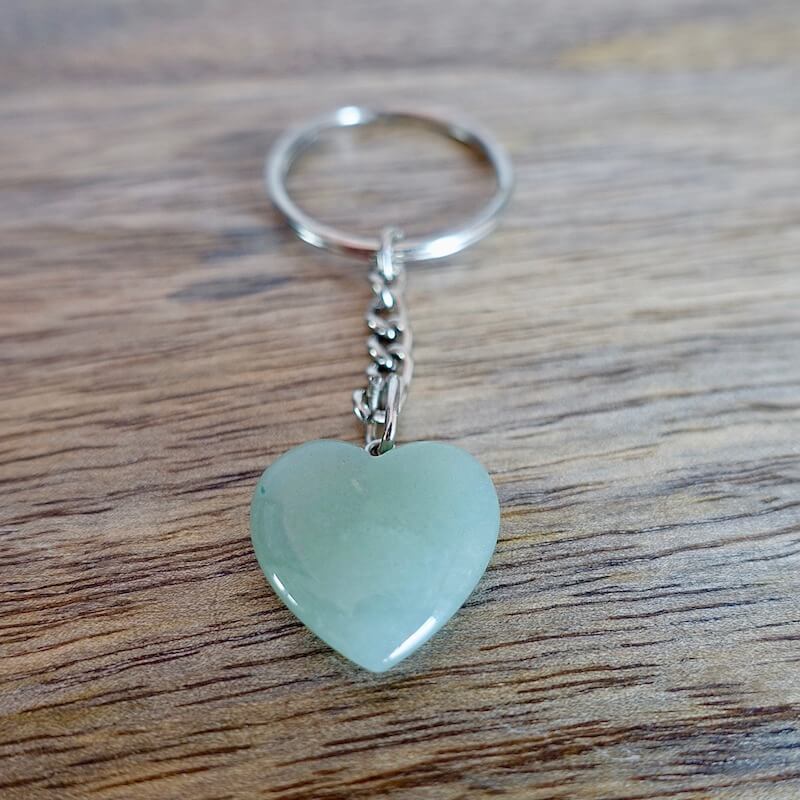 Green Aventurine Heart Keychain. Green Aventurine Keychain. Aventurine is one of the most powerful crystals for money. Green Aventurine Gemstone Keychain - Crystal Keychain at Magic Crystals. Double Point Keychains. Shop with free shipping available. We carry a wide variety of cat eyes keychains, gemstones, bracelets, earrings and handmade jewelry. 
