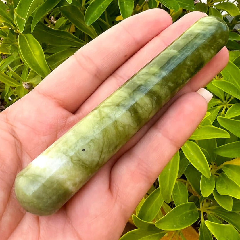 Looking for Stone wands? Shop our Crystal Massage Yoni Wand collection at Magic Crystals. Magiccrystals.com carries Yoni Wand - Polished Rock Mineral - Healing Crystals and Stones - Reiki Stick Specimen and more! Enjoy FREE SHIPPING, and genuine jade crystals. Crystal Massage Wand. Green-Jade-Crystal-Massage-Wand