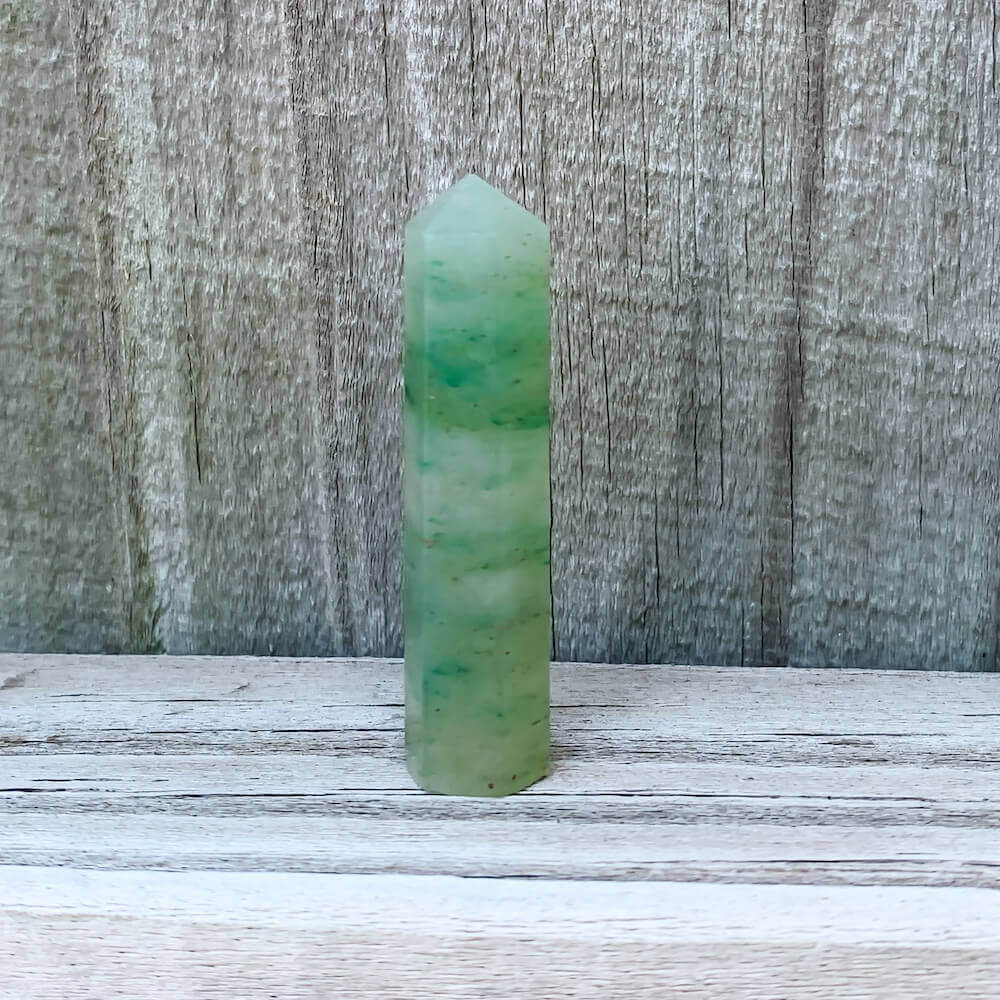 Gemstone Single Point Wand - Green Jade Point. Check out our Jewelry points, Healing Crystals, Bohemian Stones, Pointed Gemstone, Natural Stones, crystal tower, pointed stone, healing pencil stone. Single Terminated Gemstone Mix Crystal Pencil Point Stone, Obelisk Healing Crystals ,Mixed Points, Tower Pencil. Mini Crystal Towers.