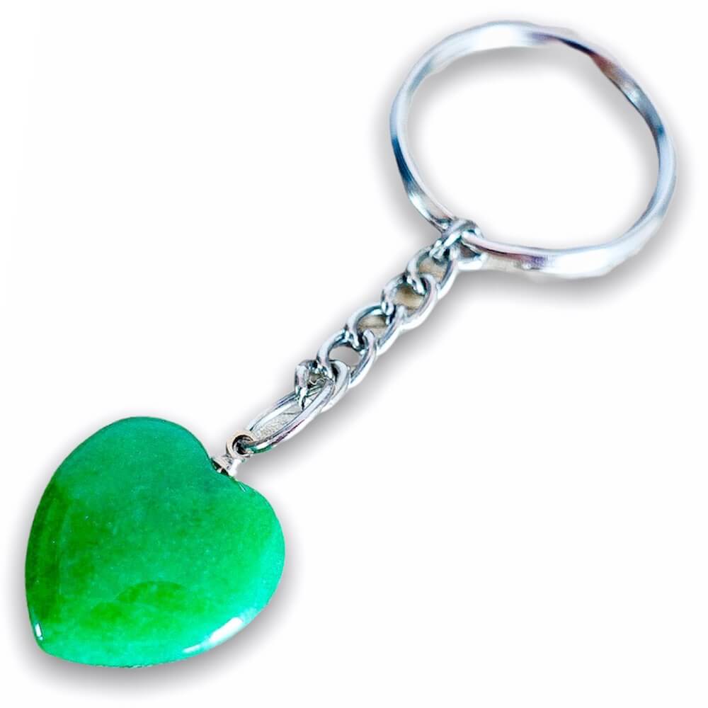 Green Jasper Keychain. Green Jasper meaning is always positive such as to strengthen human connection to Earth and to energize human physical body. Green Jasper Stone Heart Keychain - Crystal keychain at Magic Crystals. Shop with free shipping available. We carry a wide variety of cat eyes keychains, gemstones, bracelets, earrings and handmade jewelry. 