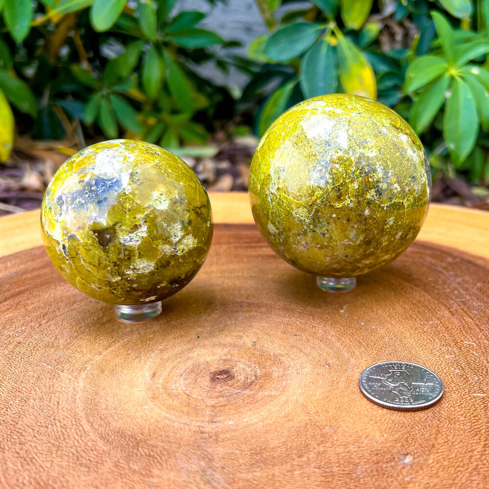 Green Opal Sphere from Madagascar