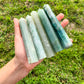Looking for Green Jade Obelisk? Shop at Magiccrystals.com for Genuine Green Jade Obelisk - Jade Tower - Natural Stone Point - Jewelry Making Supplies and more! Magic Crystals offers FREE SHIPPING on quality crystals. Jade is associated with the heart chakra and increases love and nurturing. Obelisks bigger than palm.