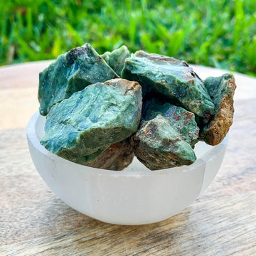 Raw Green Opal Stone - Rough Green Stone - Magic Crystals