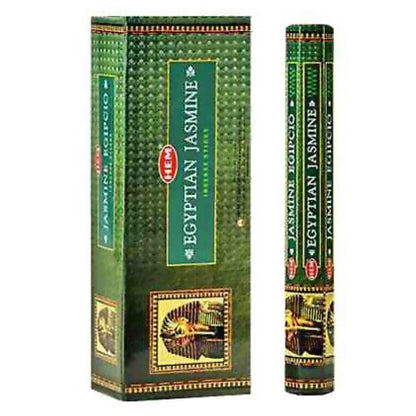 Free Shipping Available. Shop for Hem Egyptian Jasmine Incense Sticks Natural Fragrance - Incienso Jasmin Egipcio at Magic Crystals. 6 tubes of 20 sticks, 120 sticks total. Quality Incense. Hem is known throughout the world for producing traditional incenses made from quality woods, flowers, resins, and essential oils.