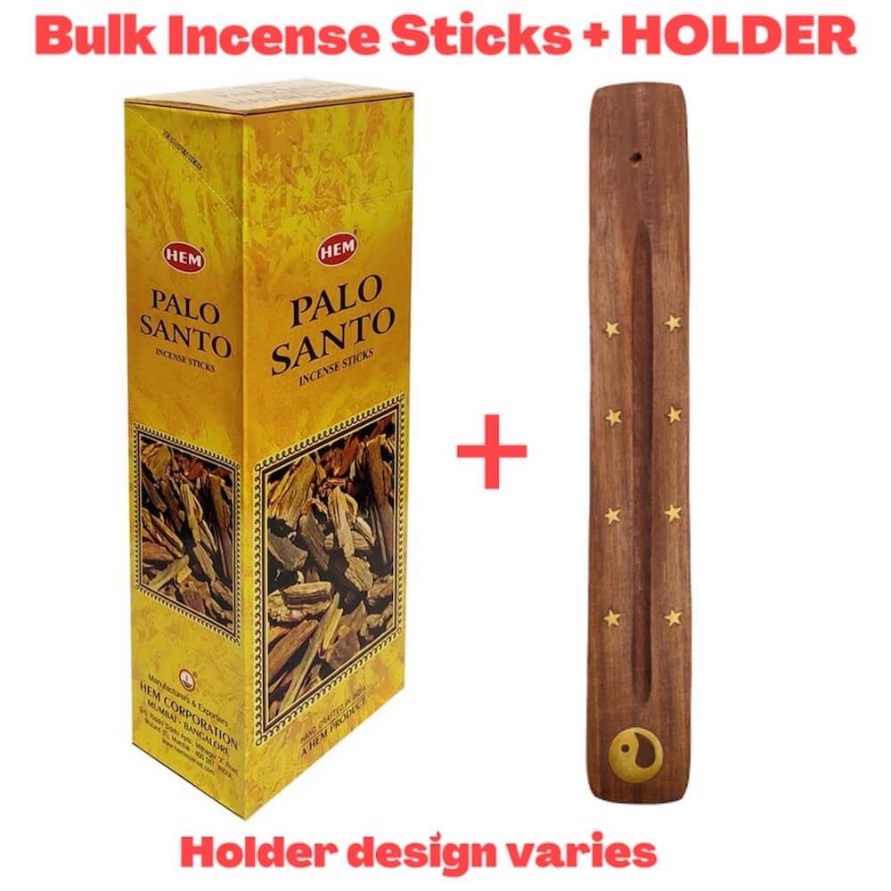 HEM Palo Santo Incense Sticks Home Scent | Madera Sagrada Incienso - Magic Crystals. Free Shipping Available. 6 tubes of 20 sticks, 120 sticks total. Quality Incense. Hem is known throughout the world for producing traditional incenses made from quality woods, flowers, resins, and essential oils.