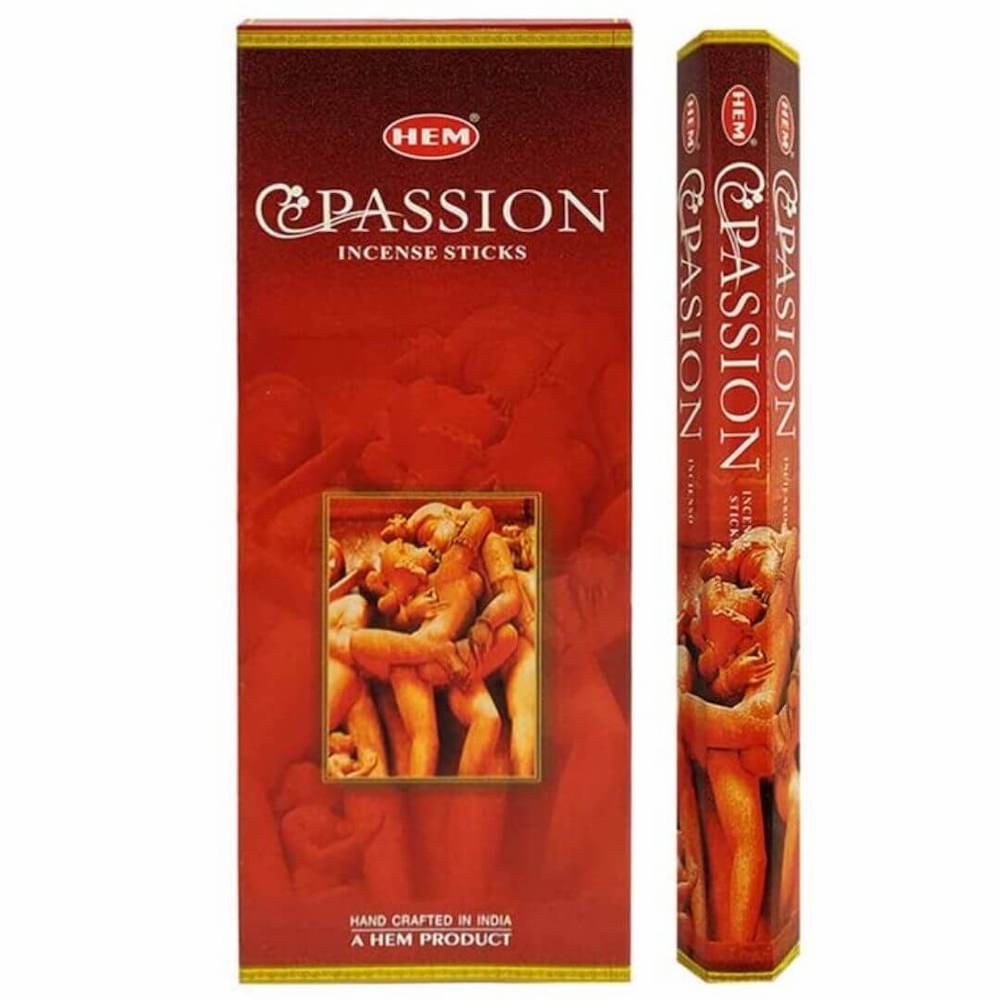 Shop for HEM Passion Incense Sticks Home Scent at Magic Crystals. Free Shipping Available. 6 tubes of 20 sticks, 120 sticks total. Quality Incense. Hem is known throughout the world for producing traditional incenses made from quality woods, flowers, resins, and essential oils.