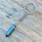 Hematite KEYCHAIN. Shop at Magic Crystals for Crystal Keychain, Pet Collar Charm, Bag Accessory, natural stone, crystal on the go, keychain charm, gift for her and him. Hematite is a great SPIRITUALITY. FREE SHIPPING available. Hematite Crystal Key Chain, Crystal Keyring, Hematite Crystal Key Holder. Gray stone keys.