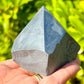 Hematite-Power-Point. Looking for a Polished Point - Stone Points - Crystal Points - Power Point - Crystal Point Large - Crystal Point Tower - Stone Point? MagicCrystals.com has a wide variety of crystal points to power you grid!. These are used as an Alter Crystal Tower.  Magic Crystals offers free shipping! Crystal Grid Point