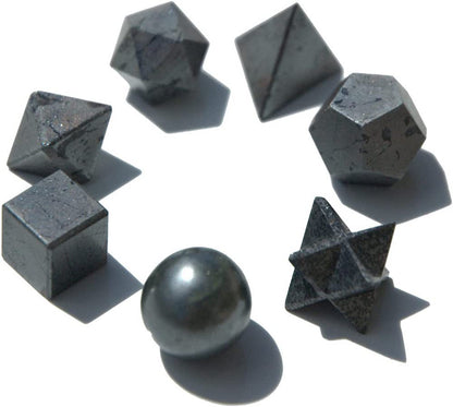 Crystal Sacred Geometry Platonic Solids Set