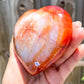 Looking for a genuine and stunning Carnelian Crystal Heart? Shop at Magic Crystals for Carnelian Heart - Orange Heart - Crystal Stone Heart. Extra-High Quality Carnelian Hearts. We only carry 'AAA' Quality Carnelian from Madagascar. Red Agate Crystal for Reiki Healing. Red Carnelian, Orange Carnelian, Authentic Crystal