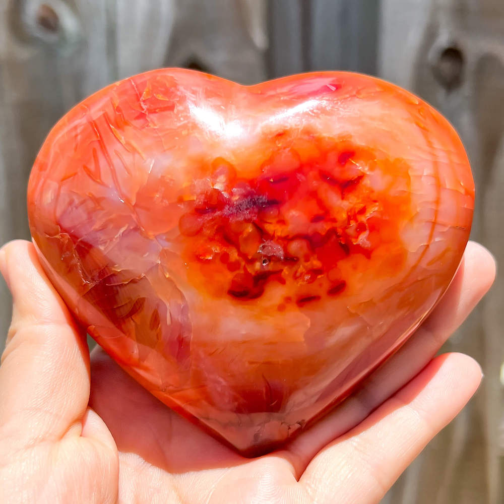 Looking for a genuine and stunning Carnelian Crystal Heart? Shop at Magic Crystals for Carnelian Heart - Orange Heart - Crystal Stone Heart. Extra-High Quality Carnelian Hearts. We only carry 'AAA' Quality Carnelian from Madagascar. Red Agate Crystal for Reiki Healing. Red Carnelian, Orange Carnelian, Authentic Crystal