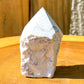 Howlite-Power-Point. Looking for a Polished Point - Stone Points - Crystal Points - Power Point - Crystal Point Large - Crystal Point Tower - Stone Point? MagicCrystals.com has a wide variety of crystal points to power you grid!. These are used as an Alter Crystal Tower.  Magic Crystals offers free shipping! Crystal Grid Point