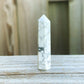 Gemstone Single Point Wand - Howlite Point. Check out our Jewelry points, Healing Crystals, Bohemian Stones, Pointed Gemstone, Natural Stones, crystal tower, pointed stone, healing pencil stone. Single Terminated Gemstone Mix Crystal Pencil Point Stone, Obelisk Healing Crystals ,Mixed Points, Tower Pencil. Mini Crystal Towers.