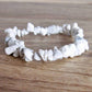 Howlite-Bracelet. Check out our Gemstone Raw Bracelet Stone - Crystal Stone Jewelry. This are the very Best and Unique Handmade items from Magic Crystals. Raw Crystal Bracelet, Gemstone bracelet, Minimalist Crystal Jewelry, Trendy Summer Jewelry, Gift for him and her. 