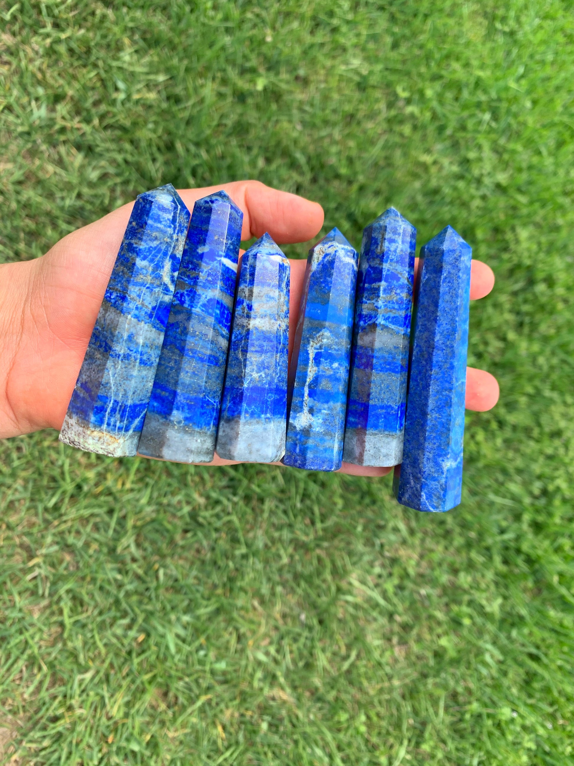 Lapis Lazuli Stone Obelisk-Obelisk-Magic Crystals