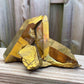 Shop for Imperial Gold Aura Quartz crystal cluster 272 gr, Healing Reiki energy blessed jewel for Solar Plexus and Heart chakras, Gold Aura Quartz, Melon Aura at Magic Crystals. Magiccrystals.com increases one’s self-worth and personal power by raising one’s vibrations to those of empowerment and joy.