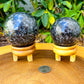 Looking for Indigo Gabbro Sphere? Shop for Mystic Merlinite, Indigo Gabbro Sphere Stones, Pocket Stone, Natural, Polished at Magic crystals. Mystic Merlinite is one of the newest meditation tools we all should have with us. FREE SHIPPING available.    Indigo-Gabbro-Sphere