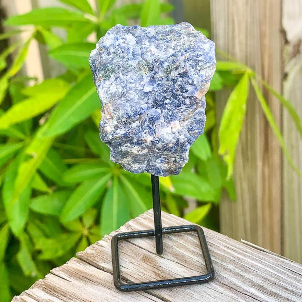 Shop at Magic Crystals for One Rough Blue Kyanite Metal Stand, Blue Kyanite on Stand, Point on Stand Pin, Blue Kyanite Stone, Rough Blue Kyanite, Raw Blue Kyanite. Shop for handmade kyanite Jewelry and pieces at Magic Crystals. FREE SHIPPING available. Christmas gift, birthday present.