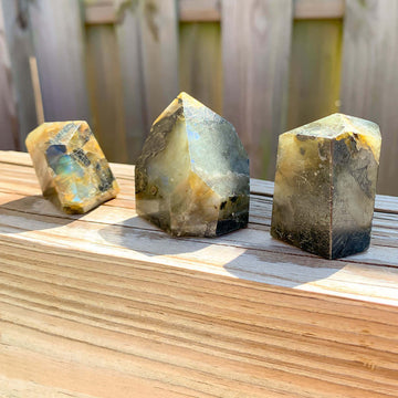 Larvikite Labradorite Stone Beaded Bracelet Gemstone - Magic Crystals