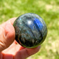 Looking for Natural Labradorite Sphere? Magic Crystals labradorite gemstones. Natural Labradorite Sphere - A, Labradorite Ball, Undrilled Labradorite Crystal Ball. Labradorite Healing Crystal. Empathetic, supporting, and glowing with soft, this Labradorite is a wonderful crystal gift for someone you love.