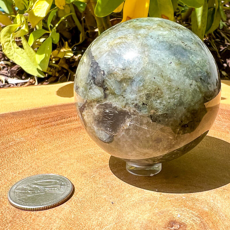 Natural Labradorite Sphere