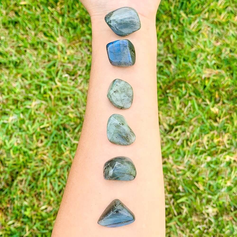 Buy Labradorite Tumbled Stones, Labradorite Polished Gemstones,  Bulk Crystals at Magic Crystals. Labradorite TUMBLED Madagascar, Tumbled Labradorite for Throat Chakra, Third Eye and Crown Chakra perfect Reiki and Energy Healing with Free Shipping Available. Labradorite Balances intellect and intuition.