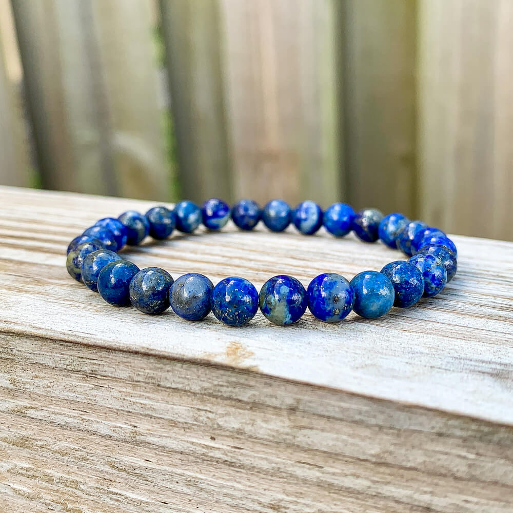 Looking for Lapis Lazuli Bead Bracelet - Lapis Lazuli Jewelry? Shop at Magic Crystals for Lapis Lazuli natural stone. Lapis Lazuli is said to help create and maintain a connection between the physical and celestial planes, creating a strong spiritual connection. FREE SHIPPING available.