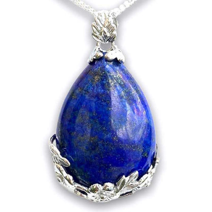    Lapis-Lazuli-Flower-Drop-Necklace. Natural Crystal Drop Flower Necklace, Flower Jewelry. Amazingly versatile, Quartz jewelry to accent any outfit. Check out our CNatural Crystal Necklace,Healing Crystal Necklace selection. Gemstone Necklaces Free Shipping available. Your Online Necklaces Store! Handmade Women Energy Necklace,Crystal Gift Necklace.