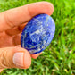    Lapis-Lazuli-Palm-Stone. Natural Gemstone Palm Stone.Looking for Natural Gemstone Palm Stone - Worry Meditation Stones? Shop at magiccrystals.com . Magic Crystals carries Palmstones - Meditation Stones with FREE SHIPPING AVAILABLE. Empathetic, supporting and glowing with soft, pretty color, this Jade palm stone is a wonderful crystal gift for someone you love. 
