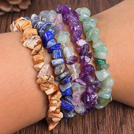 Check out our Gemstone Raw Bracelet Stone - Crystal Stone Jewelry. This are the very Best and Unique Handmade items from Magic Crystals. Raw Crystal Bracelet, Gemstone bracelet, Minimalist Crystal Jewelry, Trendy Summer Jewelry, Gift for him and her