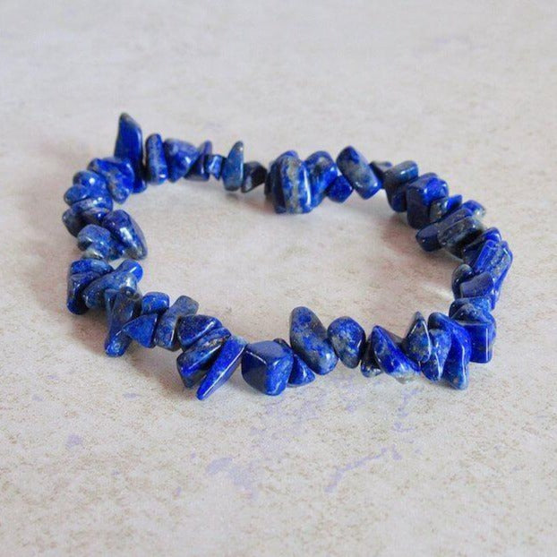 Lapis-Lazuli-Raw-Bracelet. Check out our Gemstone Raw Bracelet Stone - Crystal Stone Jewelry. This are the very Best and Unique Handmade items from Magic Crystals. Raw Crystal Bracelet, Gemstone bracelet, Minimalist Crystal Jewelry, Trendy Summer Jewelry, Gift for him and her. 