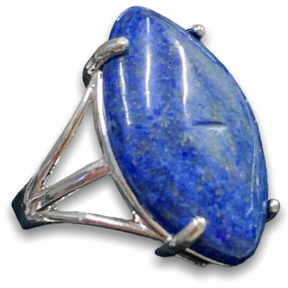    Lapis-Lazuli-Crystal-Ring. Natural Stone Ring at MagicCrystals.com by Magic Crystals