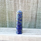 Gemstone Single Point Wand - Lapis Lazuli Point. Check out our Jewelry points, Healing Crystals, Bohemian Stones, Pointed Gemstone, Natural Stones, crystal tower, pointed stone, healing pencil stone. Single Terminated Gemstone Mix Crystal Pencil Point Stone, Obelisk Healing Crystals ,Mixed Points, Tower Pencil. Mini Crystal Towers.