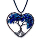    Lapis-Lazuli-Tree-of-Life-Copper-Wire-Heart-Necklace. Looking for Copper Jewelry? Magic Crystals offers handmade Heart Copper Wire Wrapped,  Tree Of Life,  Hematite Pendant Necklace, 7th Anniversary Gift, Yggdrasil Necklace for Him or Her Gift. Heart Gift perfect for any occasion. Heart Necklace With gemstones. Tree of Life made of copper in a pendant necklace.