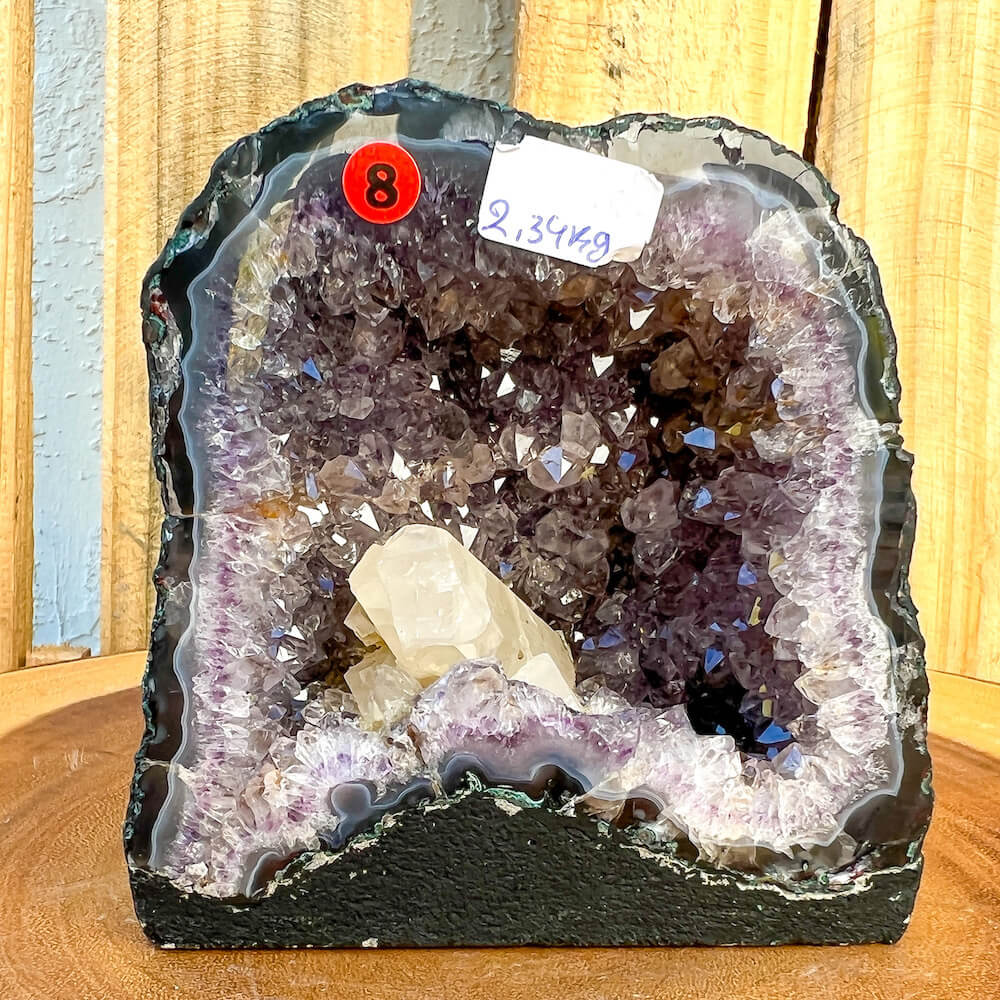 Large Amethyst Geode #68- Amethyst Stone - Purple Stone. Buy Magic Crystals - Large Druzy Amethyst Cathedral, Amethyst Stone, Purple Amethyst Point, Stone Point, Crystal Point, Amethyst Tower, Power Point at Magic Crystals. Natural Amethyst Gemstone for PROTECTION, PEACE, INSPIRATION. Magiccrystals.com offers FREE SHIPPING and the best quality gemstones.