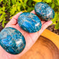 Piedra de palma de apatito azul de Madagascar