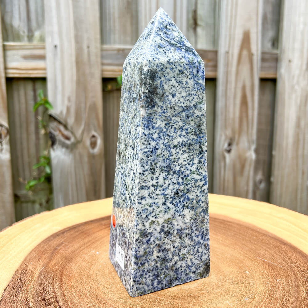 Looking for carved pieces? Shop for our unique genuine Blue Spot Jasper Obelisk - Carved Blue Spot Tower, Carving for Reiki healing at Magic Crystals. Blue Spot Jasper Crystal Tower Shaped-Stone and jewelry with FREE SHIPPING available.