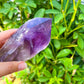 Buy at Magic Crystals Large Dragons Tooth Amethyst Crystals - Amethyst dog tooth. Bahia Amethyst AA Quality, Dragon's Tooth Amethyst, Brazilian Amethyst Wand, . Mineral specimen , Polished rock. Amethyst Bahia Root Elestial Dragon Tooth Wand. Natural Amethyst Gemstone for PEACE, INSPIRATION. Large-Brazilian-Bahia-tooth-C